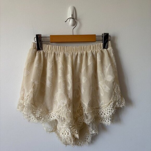 Free people Love Story 2-Piece Lounge Short + Tank Set Cream White Size XS - Picture 8 of 11